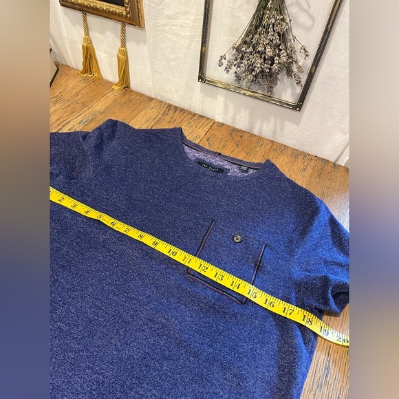 💙 TED BAKER London – Blue Pocket T-Shirt Size 3/M (Runs Small) - Picture 7 of 8
